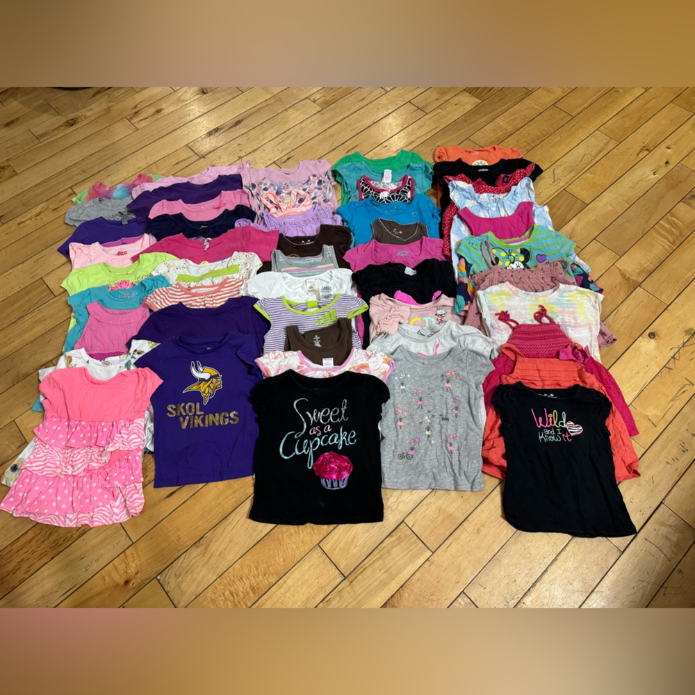 3T Girls Short Sleeve/Sleeveless Shirt Lot